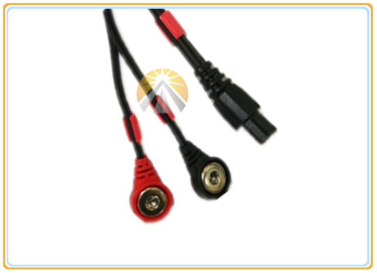 Medical Therapy ECG Lead Wires , CEFAR COMPEX 6 Pin ECG Patient Cable Leadwire