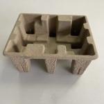 Wine Glass Bottle Moulded Pulp Packaging Molded Pulp Trays ISO14001