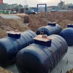 Horizontal 50cbm Fuel Oil Storage Tank DN65 5000l