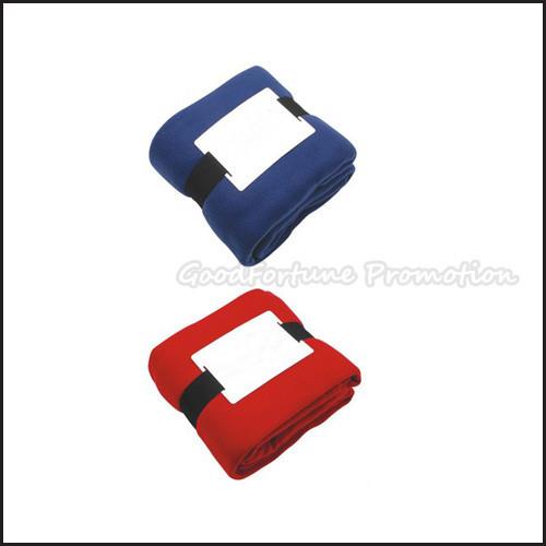 Buy cheap Eco Warmer Plush promotional printed logo warmer office home travel camp blanket gift from wholesalers