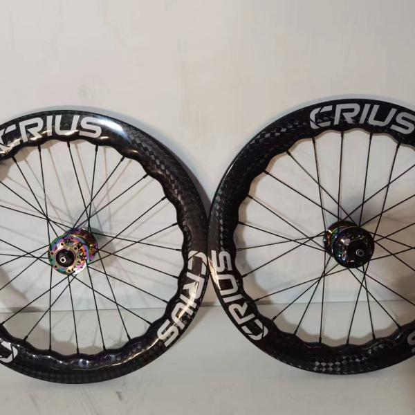 Buy cheap BMX Carbon Wheelset 1.8kg Weight for Crius Folding Bike Long-Lasting Performance from wholesalers