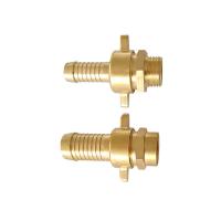 Buy cheap Three Piece Brass Hose Fittings , Brass Hose Connector Easy Connection product
