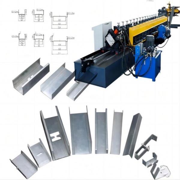 Buy cheap 50KW 380V Omega Roll Forming Machine PLC Controlled from wholesalers