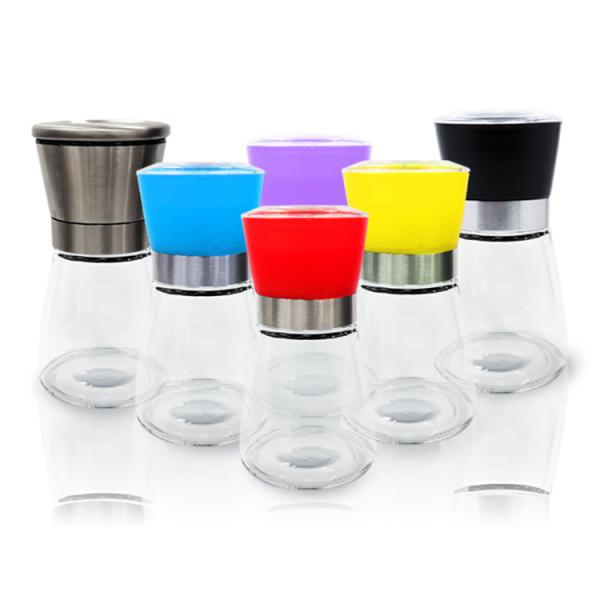 Buy cheap Top Quality 2Oz 4Oz Condiments Pepper ShakerRound 4Oz Spice Glass Jar With Metal Lid from wholesalers