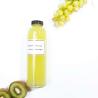 Buy cheap Thin Body Glass Drink Bottles Glass Juice Bottles 500ml 16oz With Screw Lids from wholesalers