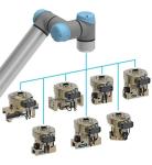 6 Axis Flexible Cobot Robot with Robot Gripper for Picking and Placing or