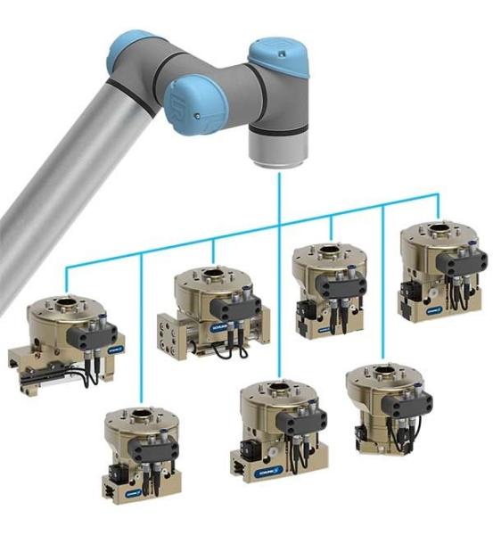 6 Axis Flexible Cobot Robot with Robot Gripper for Picking and Placing or