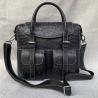 Buy cheap Exotic Authentic Ostrich Skin Men's Large Casual Flap Pockets Handbag Travel Purse Genuine Leather Male Shoulder Bag from wholesalers