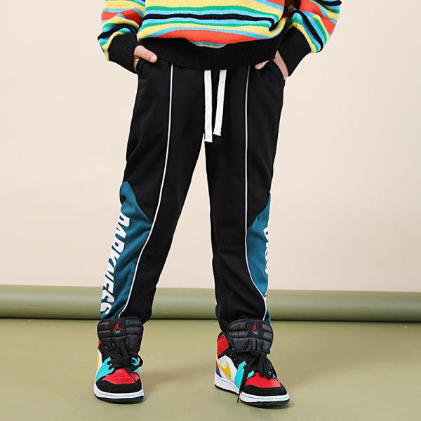 Buy cheap 260G Elastic Waistband Boys Casual Drawstring Pants 65% Polyester 35% Cotton from wholesalers
