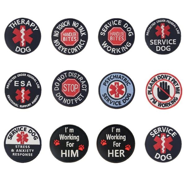 Buy cheap Twill Cotton Polyester Custom Embroider Patch Service For Dog Vest from wholesalers