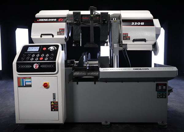Buy cheap 330B 330mm Capacity PLC Control Steel Cutting Bandsaw from wholesalers
