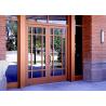 Buy cheap Tempered Insulated Powder Coated Aluminium Door Hinge Adjustment With Glass from wholesalers
