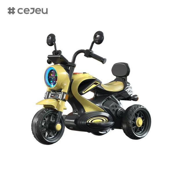 Buy cheap CJ-5188High Quality Children's motorcycle electric tricycle charging male and female baby toy car dual drive battery car from wholesalers