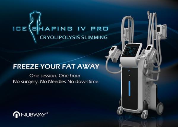 Buy cheap 4 cryo handle fat freezing cold body slimming machine from wholesalers