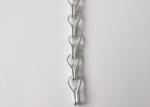 Residential Anodized Aluminum Chain Fly Screen Curtain Multiple Colour