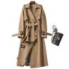 Buy cheap Elegant Light Fashion Puffer Down Coat Belted Overcoat Women Trench Coat from wholesalers