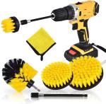 6 Pieces 0.5 kg Power Scrubber Electric Drill Cleaning Brushes Set Bathroom