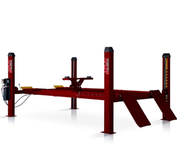Buy cheap 3700kg Capacity Four Post Vehicle Lift Height 1700mm Simple Maintenance from wholesalers