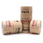 Reinforced Self Adhesive Brown Kraft Paper Adhesive Tape Jumbo Roll ISO9001