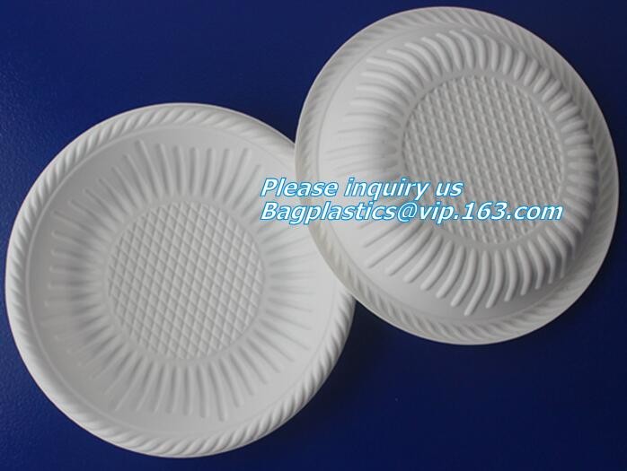 good sale biodegradable disposable corn starch plastic plate for party,Disposable corn starch plates biodegradable corn