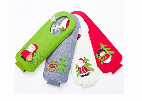 Buy cheap 40*14 Cm Environmental Protection Material Felt Wine Bag Felt Fabric Bags For Christmas from wholesalers