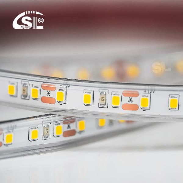Waterproof LED Strip 12V 24V White Warm White 2835 120LEDs/m for Outdoor Garden