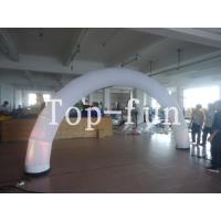 Buy cheap White Inflatable Arch Wiht LED Night Light For Sale / Inflatable Entrance Arch product