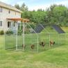 Buy cheap Chicken Coop Cage with Cover Galvanized Metal Walk In Chicken Cage Pen Run 10' W x 20' D x 6.67' H from wholesalers