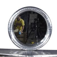 Buy cheap Round Antique Style Bathroom Mirror Aluminium Antique Look Wall Mirror product