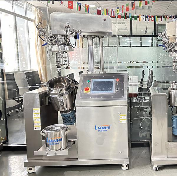 Buy cheap 20 Liter PLC Control Hydraulic Lifting Vacuum Homogenizer Cream Mixer Machine from wholesalers