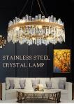 Creative Led Crystal Chandelier For Living Dining Room Luxury Home Decor dinner