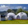 Buy cheap Crossover Dome Luxury Glamping Tents Supported By Four Corners Cross - Arch Shape from wholesalers
