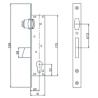 Buy cheap Construction Stainless Steel Sliding Door Lock Body For Wooden Door from wholesalers