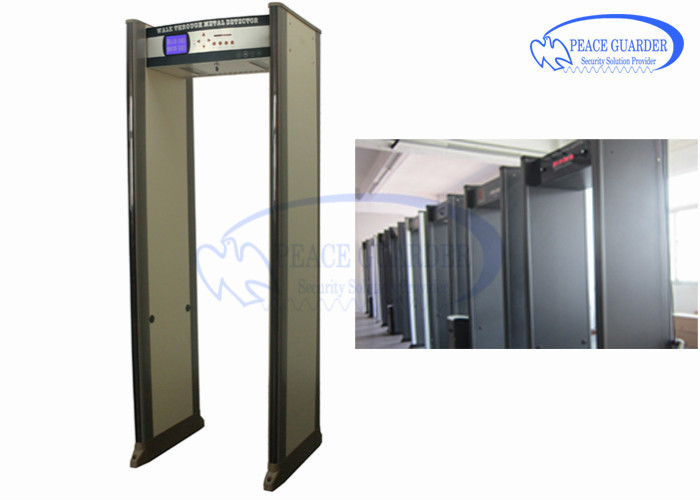 Audible Alarming Door Frame Metal Detector 45 Zones With Directional Counter