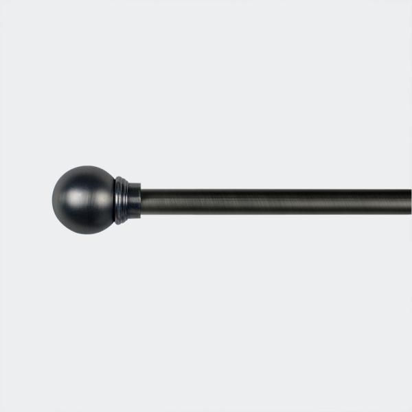 Buy cheap 25mm Pipe Curtain Rods Sand Black Three Dimensional Sphere from wholesalers
