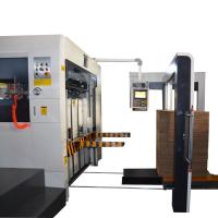 Buy cheap 3 Ply Corrugated Cardboard Flatbed Die Cutting Machine Professional product