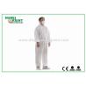 Buy cheap Durable Cleanroom SMS Disposable Hooded Coveralls 50gsm Zipper Front from wholesalers