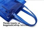 Beach Bag Clear PVC Bag Tote With Inner Pocket And Zipper Closure,PVC Bag Beach