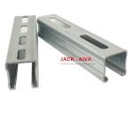 C Channel Machine Slotted Galvanized Steel Unistrut 1.2mm 1.8mm