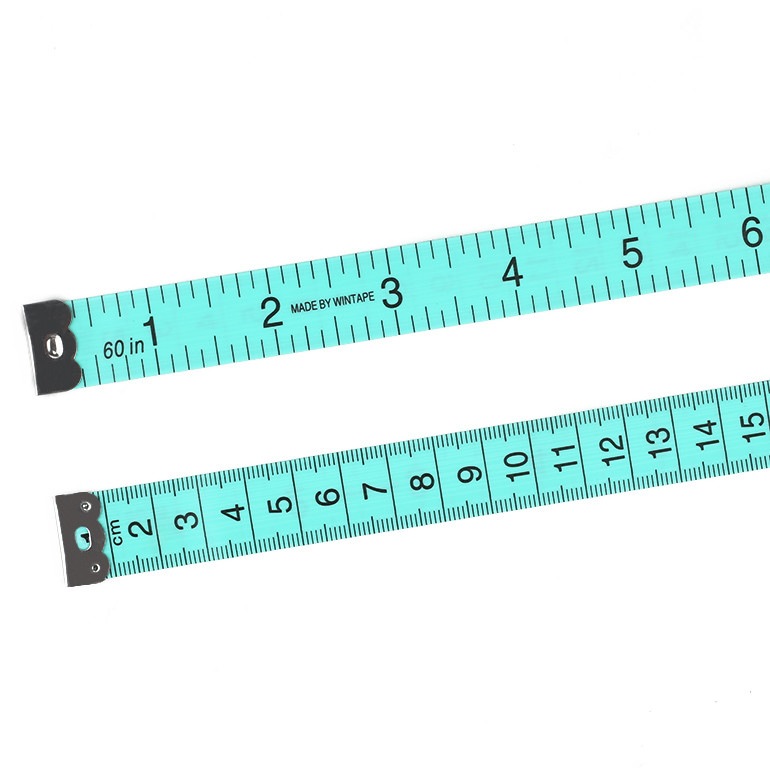 Bright Green Sewing Vinyl Measuring Tape Ruler Wintape 60 Inches Accurate Measurements