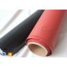 Buy cheap Red Silicone Coated Silica Fabric 800℃ 0.7mm Fiberglass Insulation Materials from wholesalers