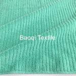 Red/green solid stripe dish rags 100% poly microfiber tea towels wipes,single