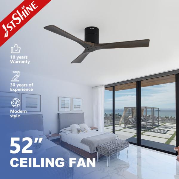 Buy cheap 52 inches Wooden Blade Ceiling Fan With DC Motor Remote Control High Speed from wholesalers