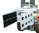 Non Side Shifting Forklift Clamp Attachment , Multi Purpose Clamp 350-450mm Arm