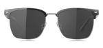 Half Frame TAC Plastic Polarized Sunglasses For Men 76024 B1PR