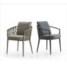 Buy cheap Nordic Outdoor Table Chair Combination Garden Rattan Simple Ribbon Chair Furniture from wholesalers
