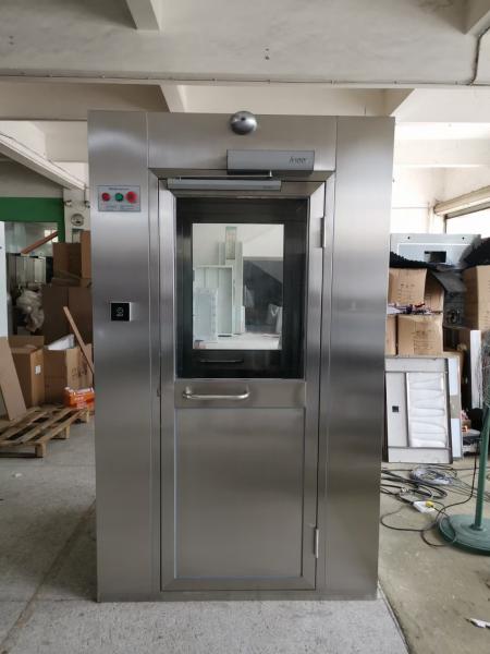 Buy cheap SUS201 Personnel Air Shower Clean Room 25m/S 1500W Automatic Sliding from wholesalers