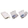 Buy cheap Plastic fiber optical distribution box,191X120X44mm,wall-mounted,IP65,4pcs adaptor or 1x4 splitter from wholesalers