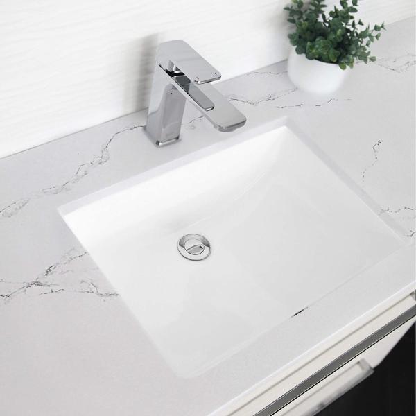 Buy cheap Stains Resistant Ada Bathroom Sink 17" Rectangular Undermount Bathroom Sink 500mm from wholesalers