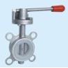Buy cheap Sewage Butterfly Valve Wafer Cast Iron Body EPDM Seat Lever Operator,CI,PN10,JIS 10K from wholesalers